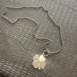 Sasha State of Mind - Clover Charm Pendant and Long Beaded 30’ Necklace